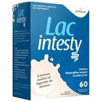 Enzima Lactase 10.000 Lac Intsty 60 Comprimidos Mastigaveis Sem Açucar Sem Sabor