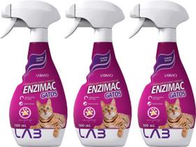 EnziMac Gatos 500ml - Labgard - 3 Unidades