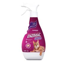 Enzimac Gatos Spray Eliminador de Odores e Manchas 500ml Enzimac Gatos Spray Eliminador de Odores e Manchas 500ml