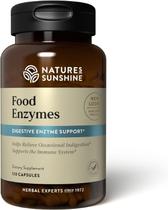 Enzimas alimentares Nature's Sunshine 120 cápsulas Saúde digestiva Enzimas alimentares Nature's Sunshine 120 cápsulas Saúde digestiva