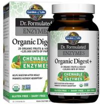 Enzimas digestivas Garden of Life Dr Formulated Digest+ 90 Chew