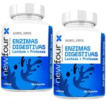 Enzimas Digestivas Lactase + Protease Kit 02 Unidades