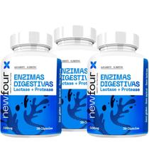 Enzimas Digestivas Lactase + Protease Kit 03 Unidades