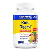 Enzimas digestivas mastigáveis Enzymedica Kids Digest 90 comprimidos