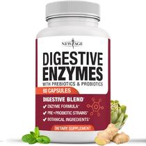 Enzimas digestivas NEW AGE com probióticos 60 cápsulas Enzimas digestivas NEW AGE com probióticos 60 cápsulas