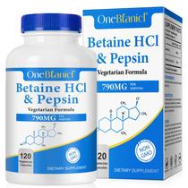 Enzimas Digestivas shwdppmy Betaína HCl 120 Cápsulas Veganas Enzimas Digestivas shwdppmy Betaína HCl 120 Cápsulas Veganas