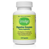 Enzimas Digestivas Smidge Lipase Protease 120 Cápsulas Enzimas Digestivas Smidge Lipase Protease 120 Cápsulas