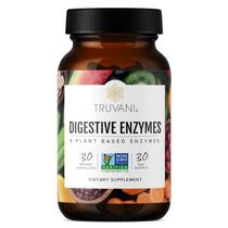 Enzimas digestivas Truvani 9 Enzyme Blend, fornecimento de 30 dias Enzimas digestivas Truvani 9 Enzyme Blend, fornecimento de 30 dias