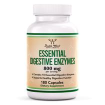 Enzimas Digestivas VitaZyme Double Wood - 800mg (180 Cápsulas) Enzimas Digestivas VitaZyme Double Wood - 800mg (180 Cápsulas)