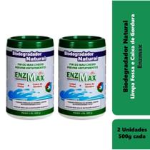 Enzmax Limpa Fossa Séptica E Caixa De Gordura Enzimas 500g - 2 Unidades