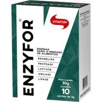 Enzyfor Enzimas Digestivas 10 Sachês - Vitafor Enzyfor Enzimas Digestivas 10 Sachês - Vitafor