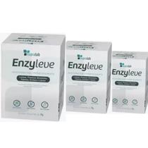 Enzyleve 30 Sachês 3g Mix de enzimas Digestiva Enzy bromelina, alfa amilase, lactase, lipase, protease e papaína