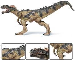 EOIVSH 2 Pacote Dinossauro Pterossauro de Brinquedo &amp Alossauro, Figuras de Dinossauro Plástico Educacional Realista, Estatuetas de Modelo Animal de Vida Selvagem Plástica para Coleção, Decoração de Casa, Festa Favor