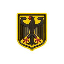 EP0081-55A Brasão Alemanha Patch Bordado 5,5x7cm