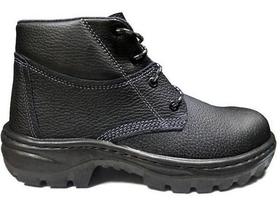 Epi Botina Bico Aço Segurança Couro Cartom Cadarço R13 N 37 Epi Botina Bico Aço Segurança Couro Cartom Cadarço R13 N 37