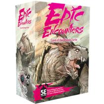 Epic Encounters: Enseada da Tartaruga Dragão - Jogo de RPG de Fantasia de Mesa com Miniatura Gigante do Chefe, Tapete Dupla Face e Livro de Aventuras para Mestre com Estatísticas de Monstros, Compatível com 5E