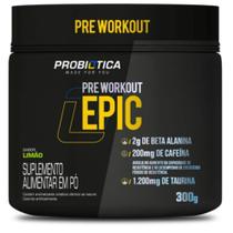 Epic Sabor Limão 300g Probiotica Pré Treino