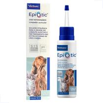 Epiotic 100ml Virbac Solução Otológica Higiene Auditiva Cães e Gatos