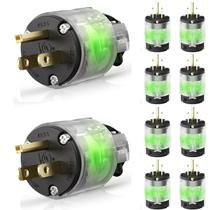 EPLESFTON Kit com 10 Plugues de Extensão Iluminados 15A 125V EPLESFTON Kit com 10 Plugues de Extensão Iluminados 15A 125V