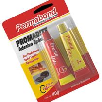 Epóxi Cola 10 Minutos Profissional E Domestico 40G Permabond Transparente