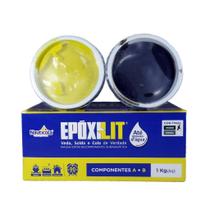 Epóxi Massa Impermeabilizante 1kg Náutica Reparo Subaquática Epóxi Massa Impermeabilizante 1kg Náutica Reparo Subaquática