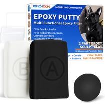 Epoxy Putty Endhokn Black 300g Stick para reparos e esculturas