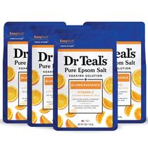 Epsom Salt Soak Dr. Teal's Glow & Radiance com vitamina C 1,36 kg
