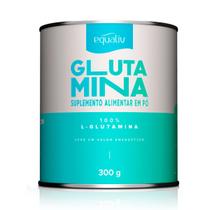 Equaliv Glutamina 100% L Glutamina - Ganho de Massa e Imunidade - 300g (60 Doses)