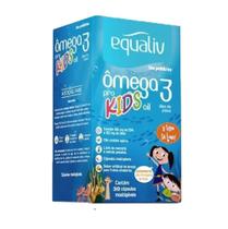 Equaliv Ômega 3 Pro Kids Oil 30 Cápsulas Mástigaveis