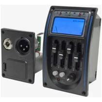 Equalizador Ativo LC4 Completo Afinador Digital e Bateria 9V