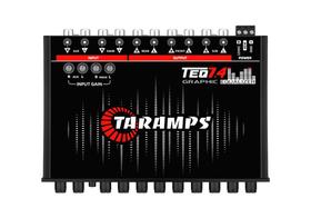 Equalizador de áudio para carro Taramp's TEQ 7.4 Pro, 7 bandas, LED azul