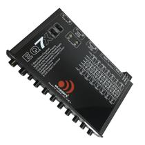 Equalizador de carro Massive Audio EQ7X, gráfico de 7 bandas com saída secundária Equalizador de carro Massive Audio EQ7X, gráfico de 7 bandas com saída secundária