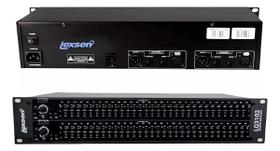 Equalizador Gráfico Lexsen Lq3102 31 Bandas Profissional 2 Vias Bivolt