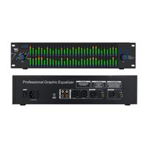 Equalizador gráfico profissional TKL T2531 Processador de áudio Dois monitores de espectro de 31 bandas, equalizador digital de áudio 2U, sistema de som profissional, equalizadores profissionais para apresentações em palco de KTV