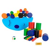 Equilibra Lua Brinqmutti Jogo de Equilibrio 39 Pecas Coloridas em Madeira Raciocinio e Estrategia Equilibra Lua Brinqmutti Jogo de Equilibrio 39 Pecas Coloridas em Madeira Raciocinio e Estrategia