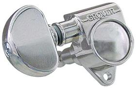 Equipamento de afinação Grover Nickel (102N) para guitarra