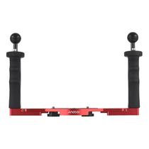 Equipamento De Câmera Subaquática Com Alça Dupla Para GoPro Canon Sony Nikon Estabilizador De