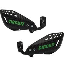 Equipamento de circuito de protetores de mão para motocicletas Vector Carbon/Green Equipamento de circuito de protetores de mão para motocicletas Vector Carbon/Green