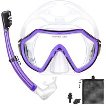 Equipamento de mergulho PIYAZI Dry Adult Snorkel Kit para adultos