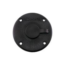 Equipamento de pesca Scotty 344 -BK Round Flush Deck Suporte de montagem