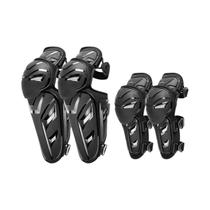 Equipamento De Proteção Para Motociclistas Masculinos, Conjunto De 4 Peças Com Protetores De Joelho