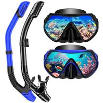 Equipamento de snorkel Conjunto de snorkel LITTLEJSY Dry-Top para adultos