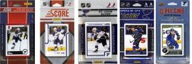 Equipe de cartas colecionáveis define NHL St. Louis Blues 5 de forma diferente