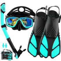 Equipo de Snorkel DiVLMT para Adultos con Aletas y Máscara de Buceo