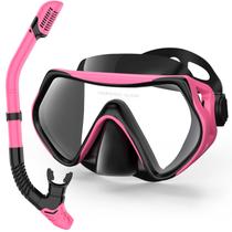 Equipo de Snorkel Ezire con vista panorámica de 180 para adultos (Rosa) Equipo de Snorkel Ezire con vista panorámica de 180 para adultos (Rosa)