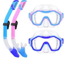 Equipo de Snorkel Kwambiri con Tubo Seco para Adultos y Niños