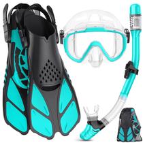 Equipo de Snorkel Ubekezele 4 en 1 para Adultos con Bolsa de Viaje