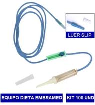 Equipo Dieta Enteral Luer Slip EMBRAMED c/100 und