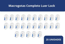 Equipo Macrogotas Completo Luer Lock Kit com 25 unidades - DESCARPACK