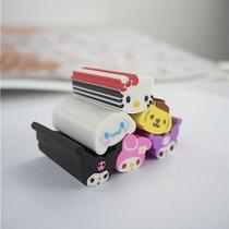 Eraser Dyceeyisi Kawaii Animal para crianças, 6 unidades para lápis